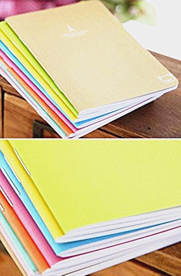 ALIMITOPIA 24pcs Mini Notebook Portable Pocket Notebook Journal Steno Memo MiniDaily NotePad,3.5X5 inches,24 sheets,College Ruled Pages(Candy Colors)