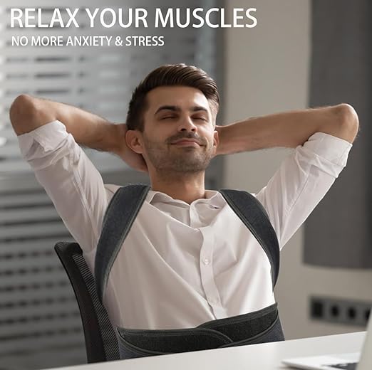 Back Brace Posture Corrector for Women Men -Adjustable and Breathable Support Scoliosis for Waist - Improve Back Posture for Body Correction and Lumbar Support XL(37"-42")