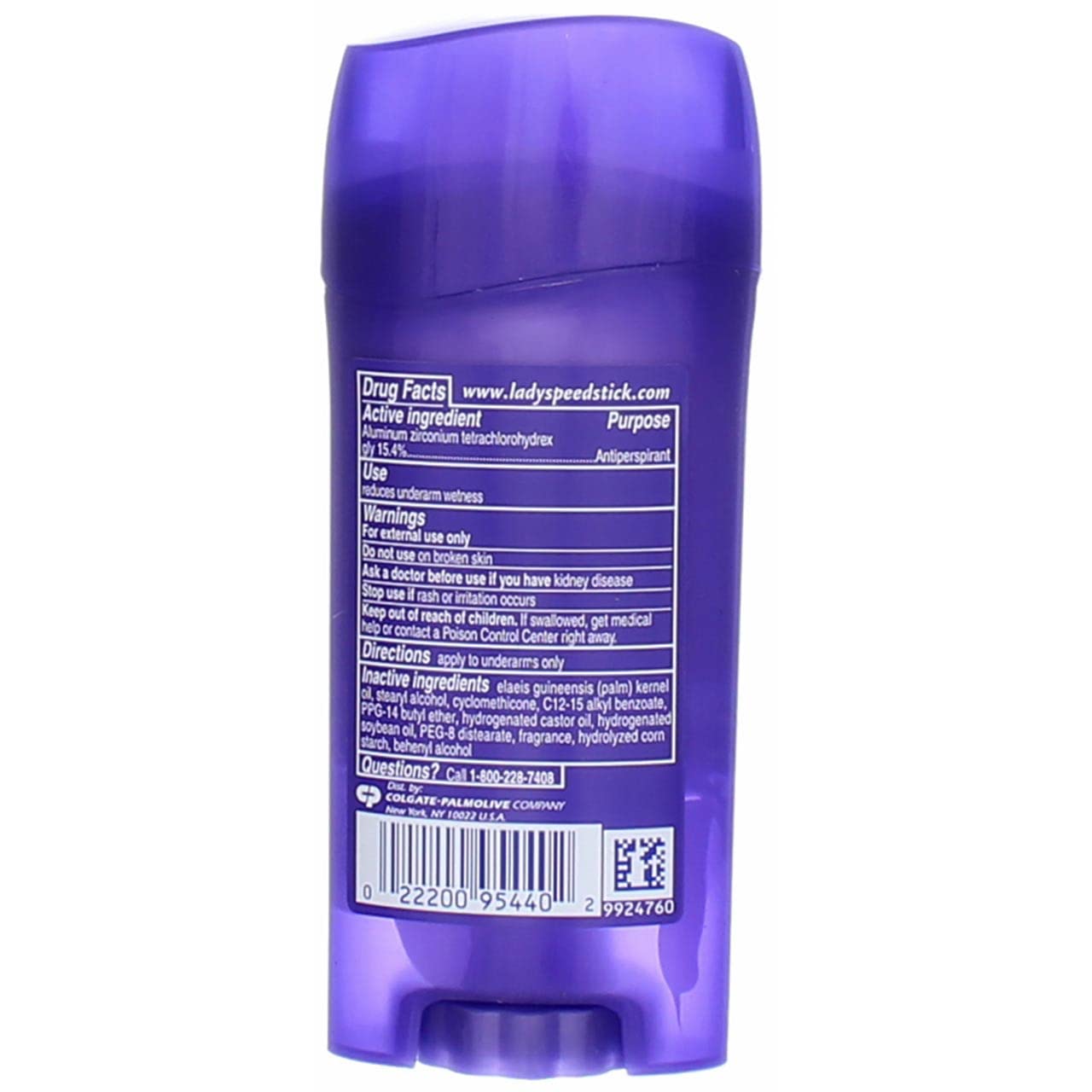 Lady Speed Stick Invisible Dry Antiperspirant & Deodorant, Powder Fresh - 2.3 oz - 4 pk