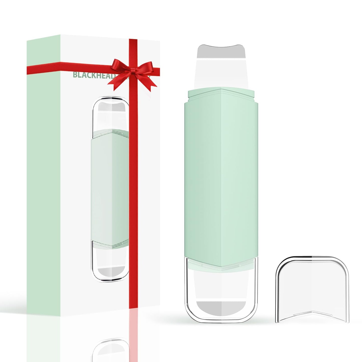 Blackhead Remover Tool Face Scrubber: PETYDOOT Double-Headed Face Spatula Skin Scrubber, Nose Pore Cleaner Blackhead Remover for Facial Deep Cleansing Skin Care Tool for Men & Women (Green)