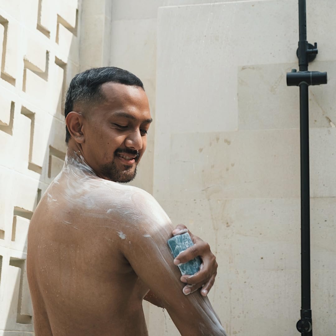 Bali Soap - Earthy Collection - Natural Soap Bar for Body and Face with Premium Essential Oil - Handmade, Vegan, Plant Based Cold Process 3pc Variety Pack, 3.5oz each