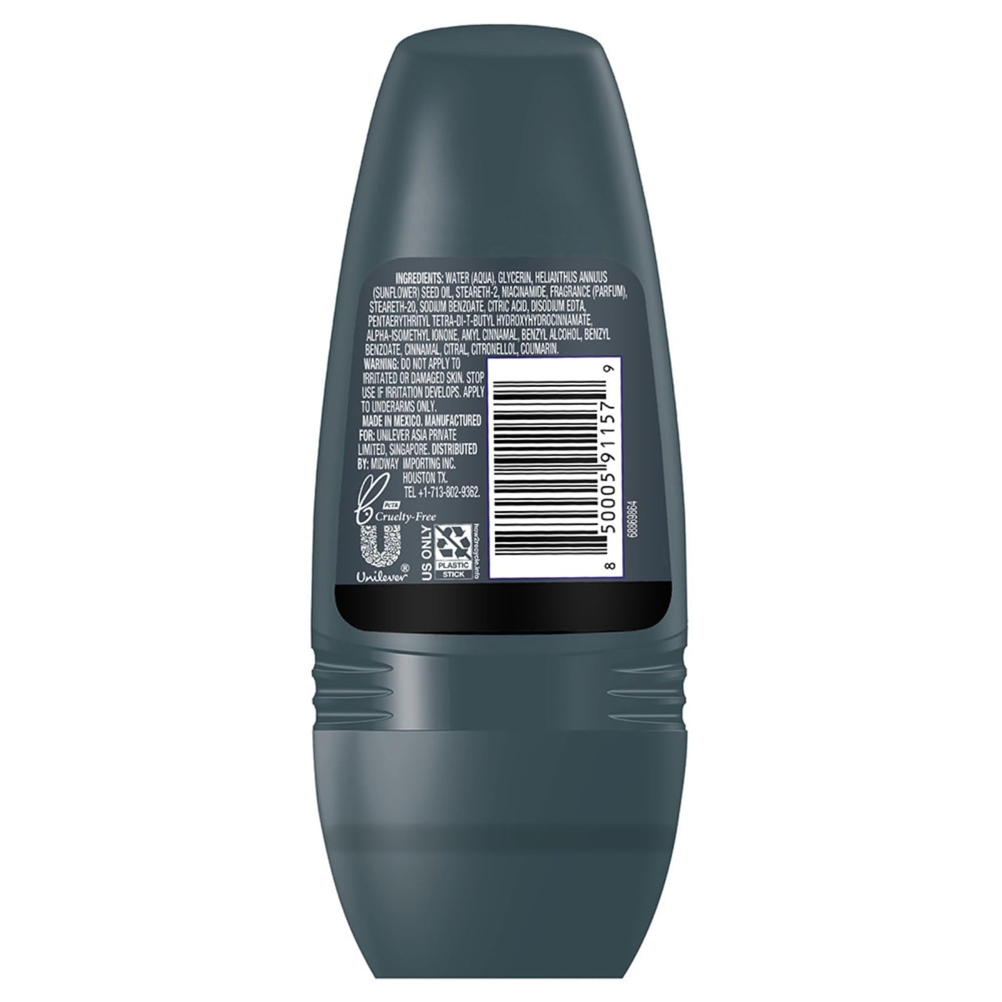 Dove Men+Care Clean Comfort Roll on Deodorant, Aluminum Free, For All Day Underarm Odor Protection, 4-Pack, 1.7 Fl Oz Each, 4 Bottles