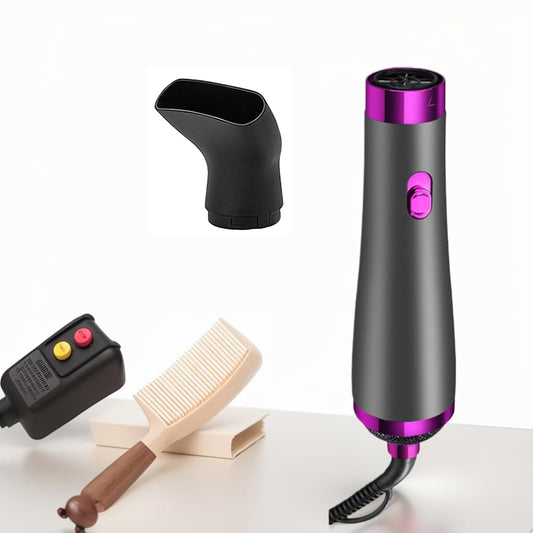 [22m/s High Speed] Portable Hair Dryer, Travel Hair Dryer Featuring Negative Ion Technology - Offers 3 Heat/Speed Settings, 110 Voltage, and Low Noise Motor, Ideal for Home, Travel (Purple)