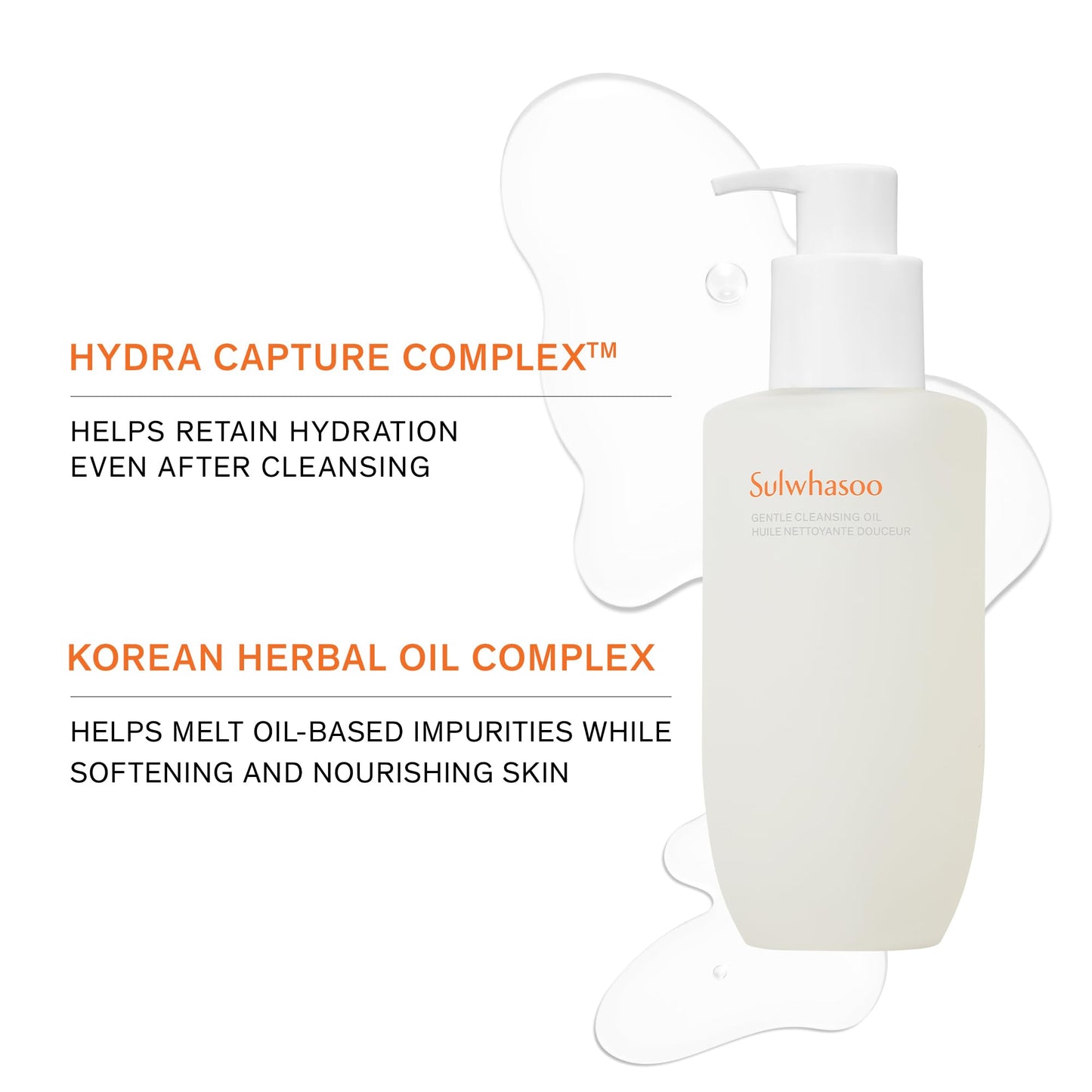 SULWHASOO CLEANSING BUNDLE - Gentle Cleansing Oil & Gentle Cleansing Foam & First Care Activating Serum VI Bundle, Deeply Cleanse, Hydrate, and Strengthen Skin Barrier, Travel Size