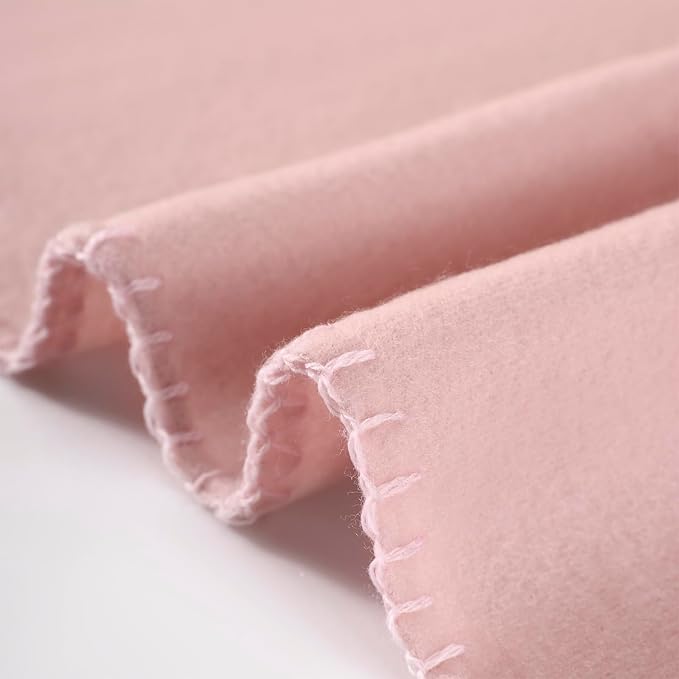CAI TENG Fleece Throw Blanket Bulk 6 Pack Blankets Soft Lightweight for Kids Cozy Polar Fleece Blanket 50 x 60 Solid Pet-Friendly Bed Sofa Couch Fleece Fabric Travel Wedding Gift Outdoor Pink