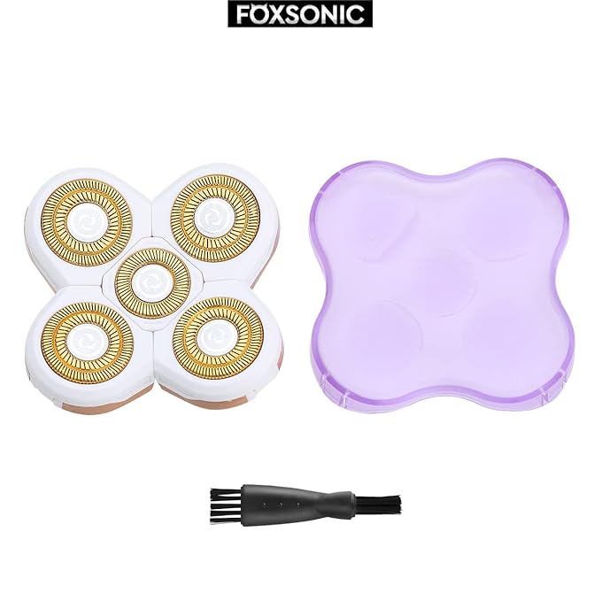 5 Blades Women Shaver Replacement Heads for Head Shaver and Many Brands 5 Blades Replacement Shaver Head Blade 5 Heads Beard Electric Razor Shaver Head