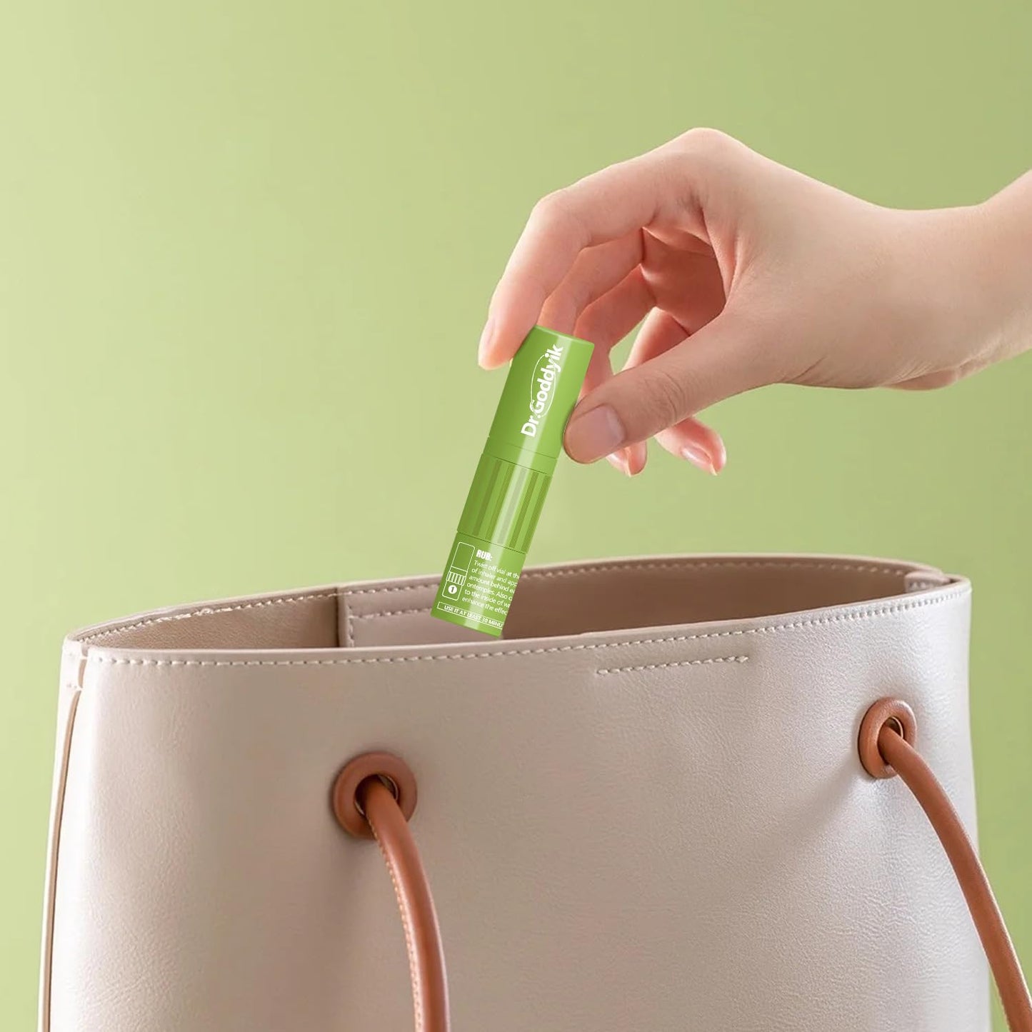 Dr.Goddyik Nausea Relief Herbal Inhaler,Morning Motion Sickness Nose Inhaler Stick Non-Drowsy, Travel Essentials for Cruise, Car, Plane