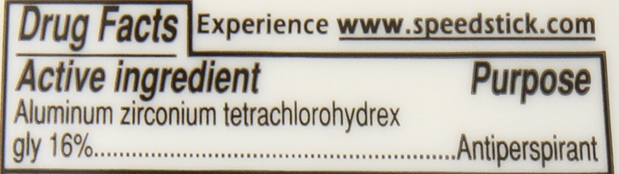 Speed Stick Anti-Perspirant Deodorant, Unscented 3 oz (Pack of 3)