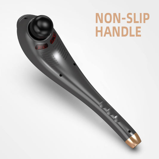 Asopal Back Massager for Pain Relief, Portable Cordless Massager with Type-C Charging, Deep Tissue Back Massage Machine, Hand Held Massage Tool, Body Relaxation Handheld, Rechargeable