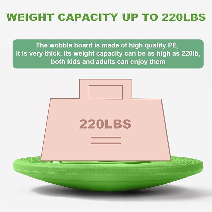 Kids Maze Balance Board - Wobble Trainer for Ski Surf Snowboard, Non-Slip Sensory Rocker Ages 3-12, Core Therapy & Skate Prep