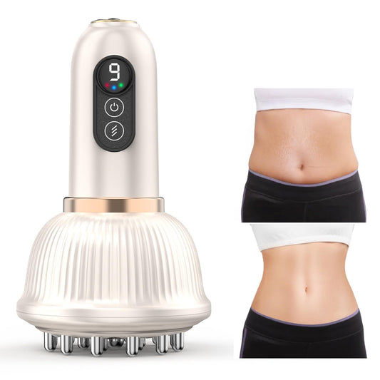 Body Sculpting Machine — Lymphatic Drainage Massager & Anti Cellulite Massage Tool,with Microcurrent, Light Heat & Vibration for Legs, Arms & Belly, Body,Helps Reduce Stretch Marks & Cellulite