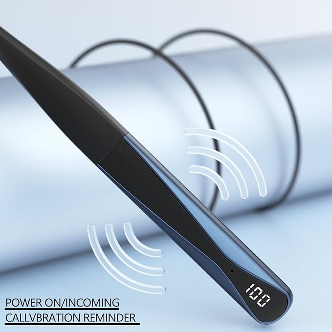 Around The Neck Headphones, V6.0 LED Power Display, 35 Hours Playtime, Neck in-Ear Headphones, Neck Wrap Earbuds with Ai Language Voice Control for Phone Music Sports Gym.(A18)