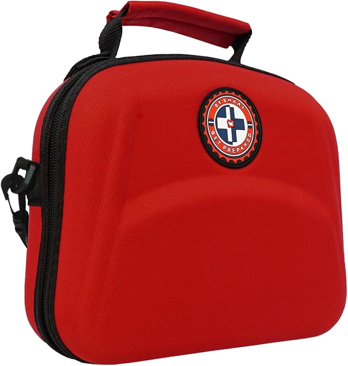 Be Smart Get Prepared First Aid Kit, 303 Piece: Clean, Treat, Protect Minor Cuts, Scrapes. Home, Office, Car, School, Business, Travel, Emergency, Survival, Hunting, Outdoor, Camping, Sports, FSA HSA