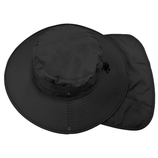 ZOORON Sun Hats for Men Women Fishing Hat with Neck Flap,UPF 50+ Sun Hat Waterproof Wide Brim Bucket Hats for Safari Hiking