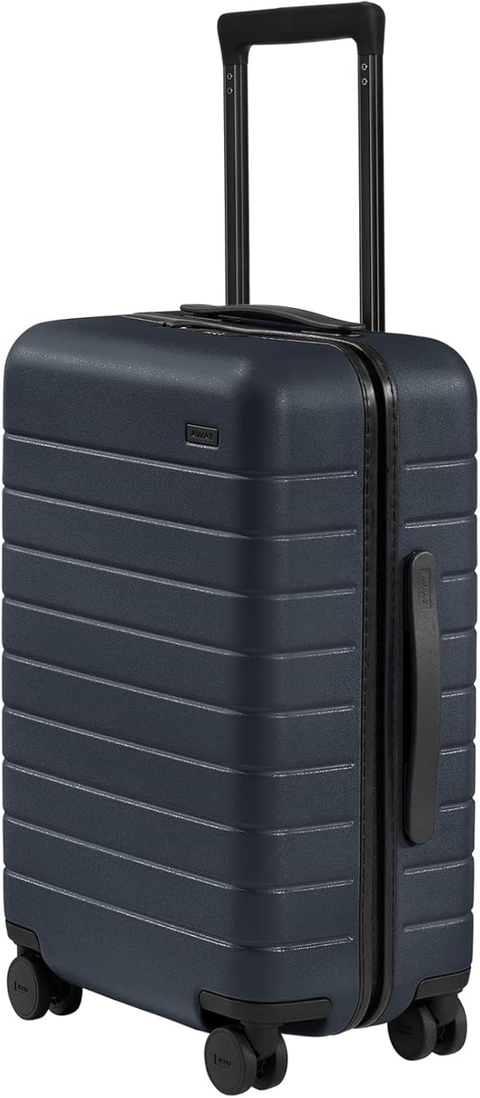 Away Carry-On Luggage, Lightweight Hardside Suitcase with Spinner Wheels, 22 Inch Airline Approved, TSA Lock, Navy Blue