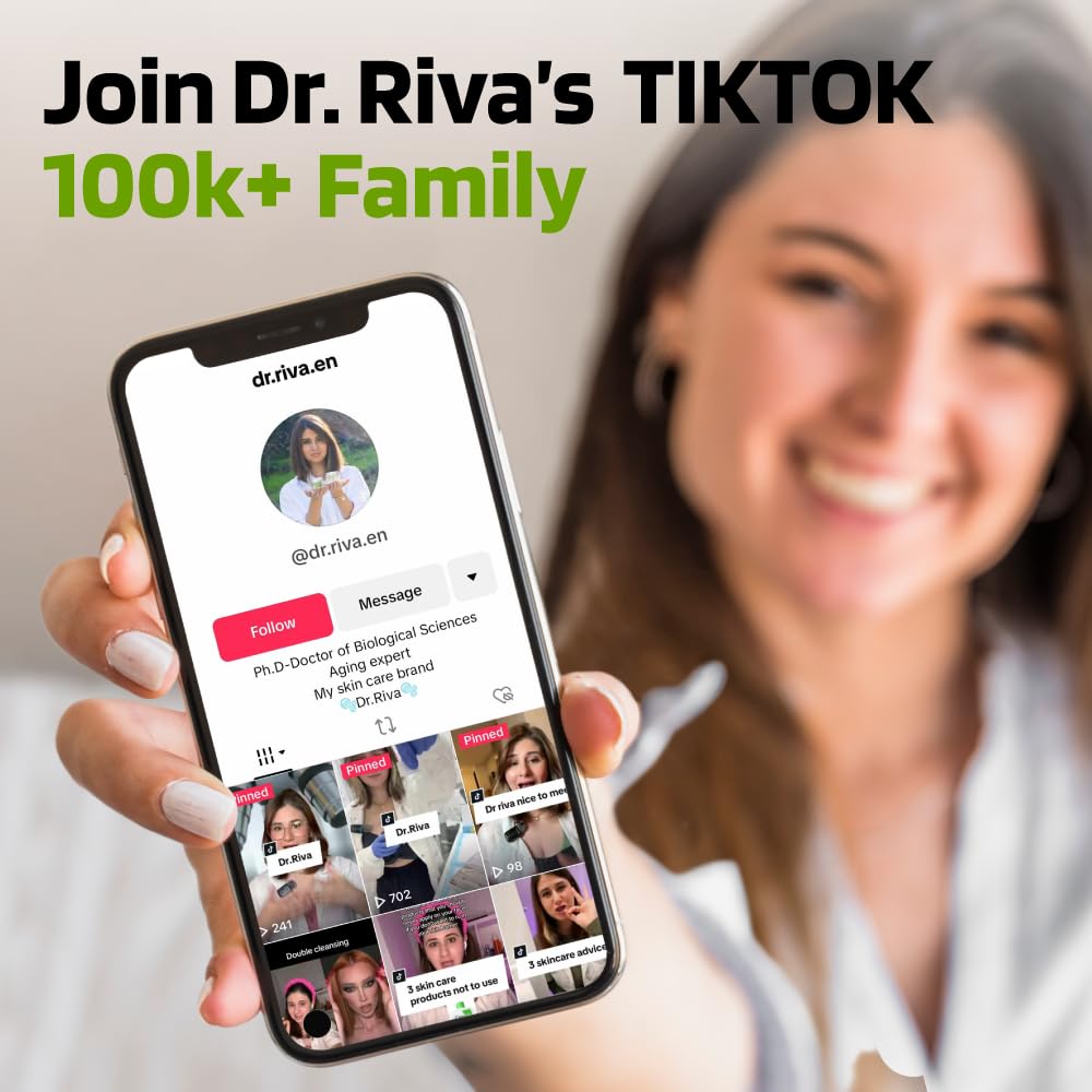 DR. RIVA NATURE'S FORMULAS Purifying Cleansing Gel - Skin Rejuvenating Cleanser Face Wash, Reduces Redness - Deep Face Cleanser, Non Drying Cleanser - Balancing Facial Care for All Skin Types - 150ml