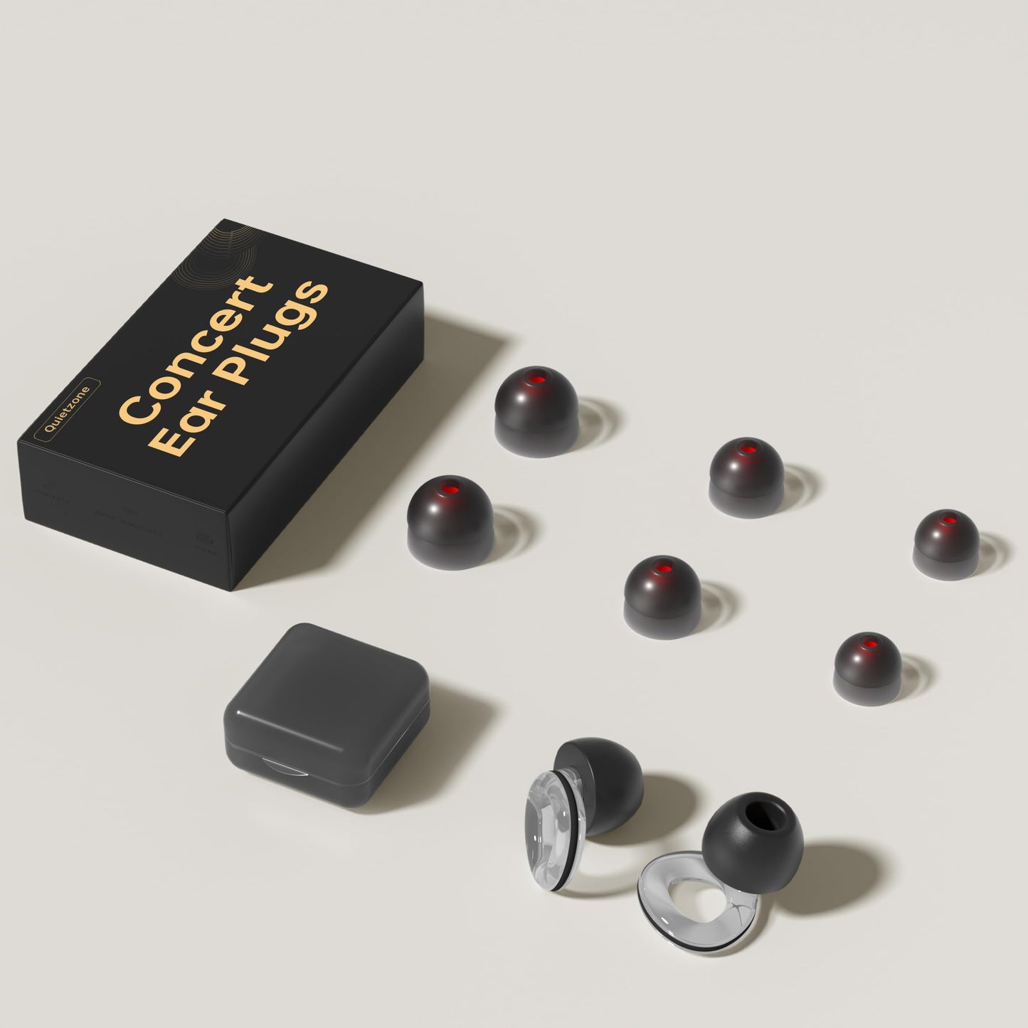 Concert Ear Plugs, 𝟐𝟎𝟐𝟓 𝐔𝐩𝐠𝐫𝐚𝐝𝐞 High Fidelity Hearing Protection for Rave、Festival、Musicians、Travel, Comfortable Silicone EarPlugs for Concerts、Work,30 dB Noise Reduction Gifts for Everyone