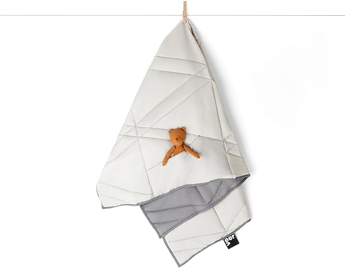 Veer Adventure Blanket - 100% Down Alternative Insulated Outdoor Puffy Blanket for Camping, Beach, Sports/Stadiums, Picnics, or Travel - Built-in Hand Pockets and Zipper Pillow Pocket - Child Size