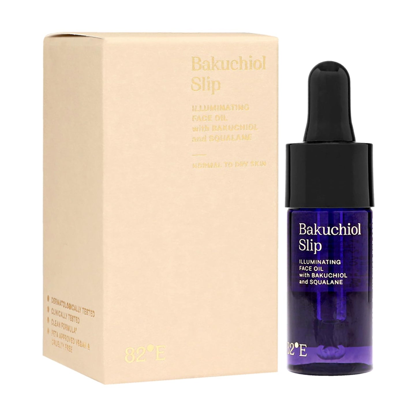 82E Bakuchiol Slip illuminating Face Oil Mini for Women - 0.5 oz Oil