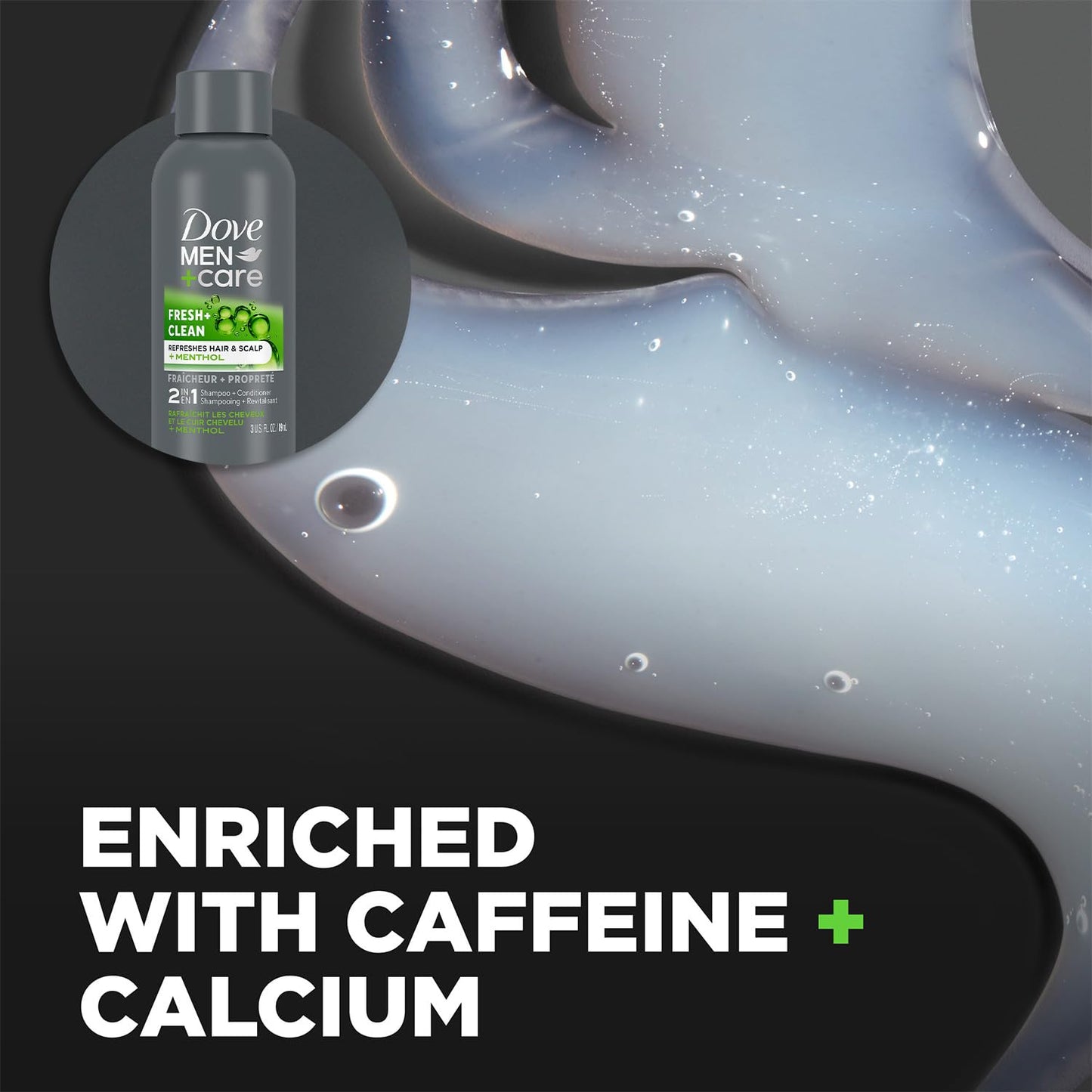 Dove Men+Care Bar Soap and Travel Shampoo Set – Extra Fresh 3-in-1 Cleansing Bar & Fresh + Clean 2-in-1 Shampoo and Conditioner (2 Piece Set)