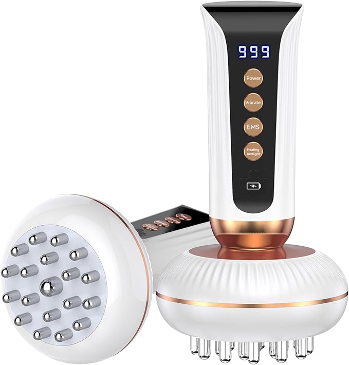 4-in-1 Body Sculpting Machine - Lymphatic Drainage Massager - Anit Cellulite Massage Tool Help Reduce Stretch Marks & Cellulite & Fat, Pain Relife Devices for Body (Belly, Legs, Arms, Butt, Low Back)