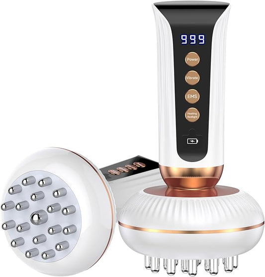 4-in-1 Body Sculpting Machine - Lymphatic Drainage Massager - Anit Cellulite Massage Tool Help Reduce Stretch Marks & Cellulite & Fat, Pain Relife Devices for Body (Belly, Legs, Arms, Butt, Low Back)