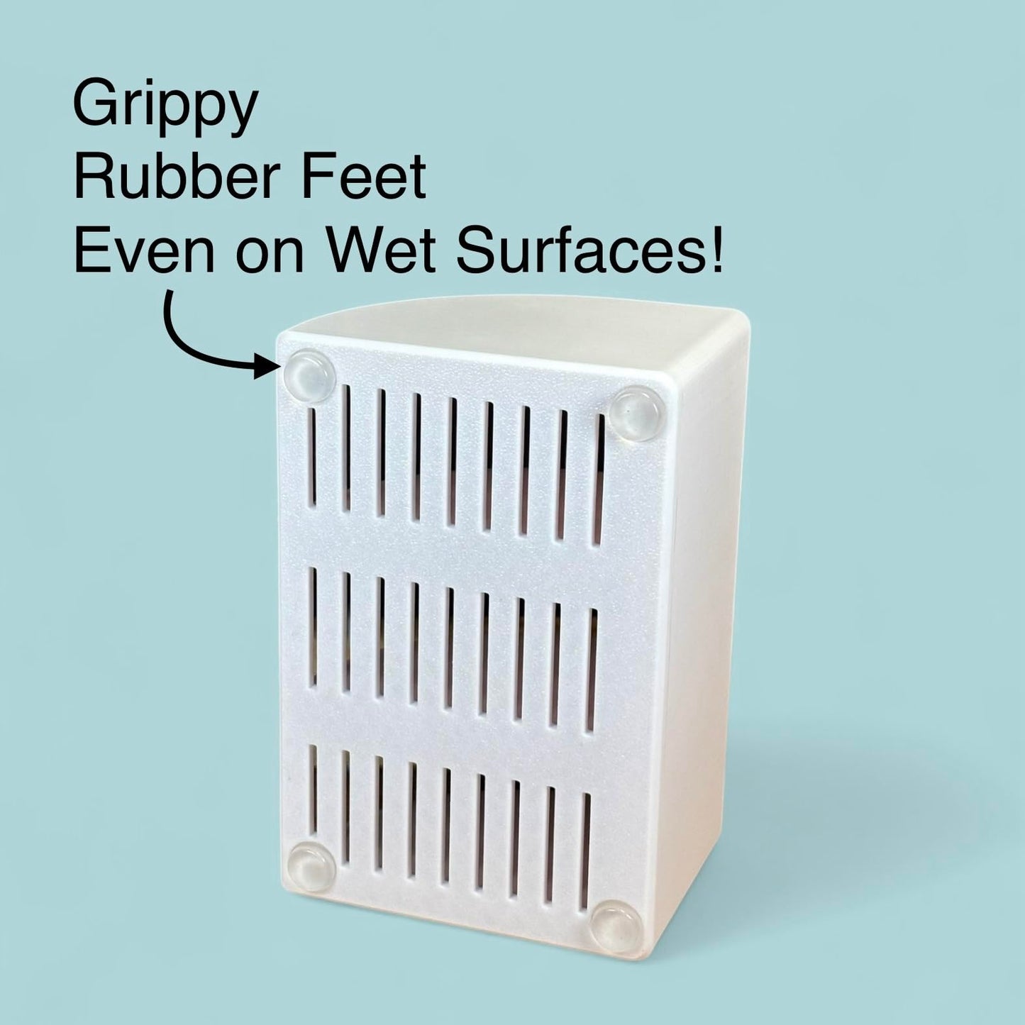 Solid Shampoo Bar Holder – Multi-Bar Soap Dish with Drainage – Soap Bar, Shampoo Bar and Conditioner Bar Bathroom Organizer – Keeps Bars Dry & Lasts Longer (White)