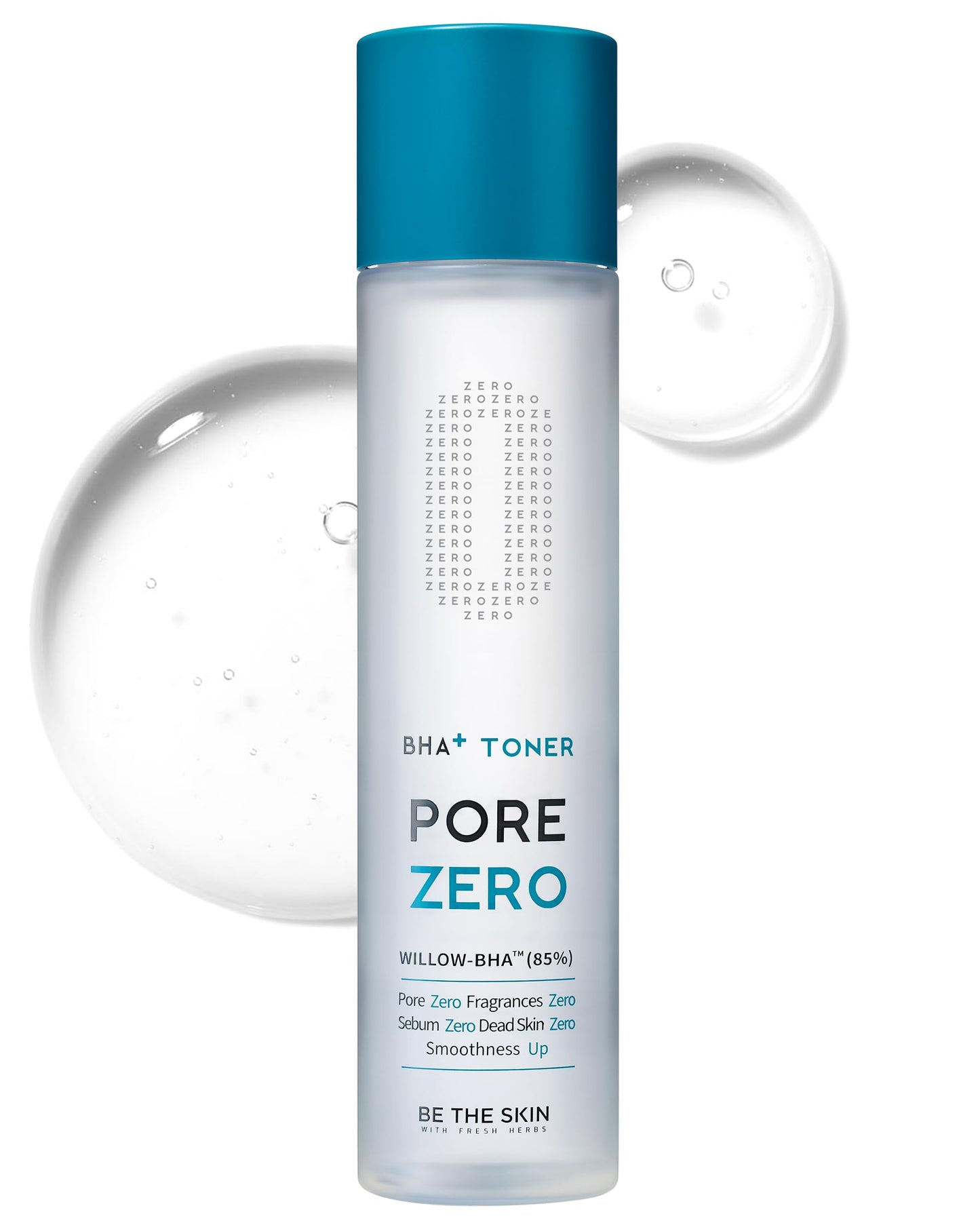 BE THE SKIN BHA+ Pore Zero Daily Exfoliating Toner - Pore Refining Korean Face Toner for Acne Prone Skin - Salicylic Acid for Pores and Sebum, 5.07 fl.oz.