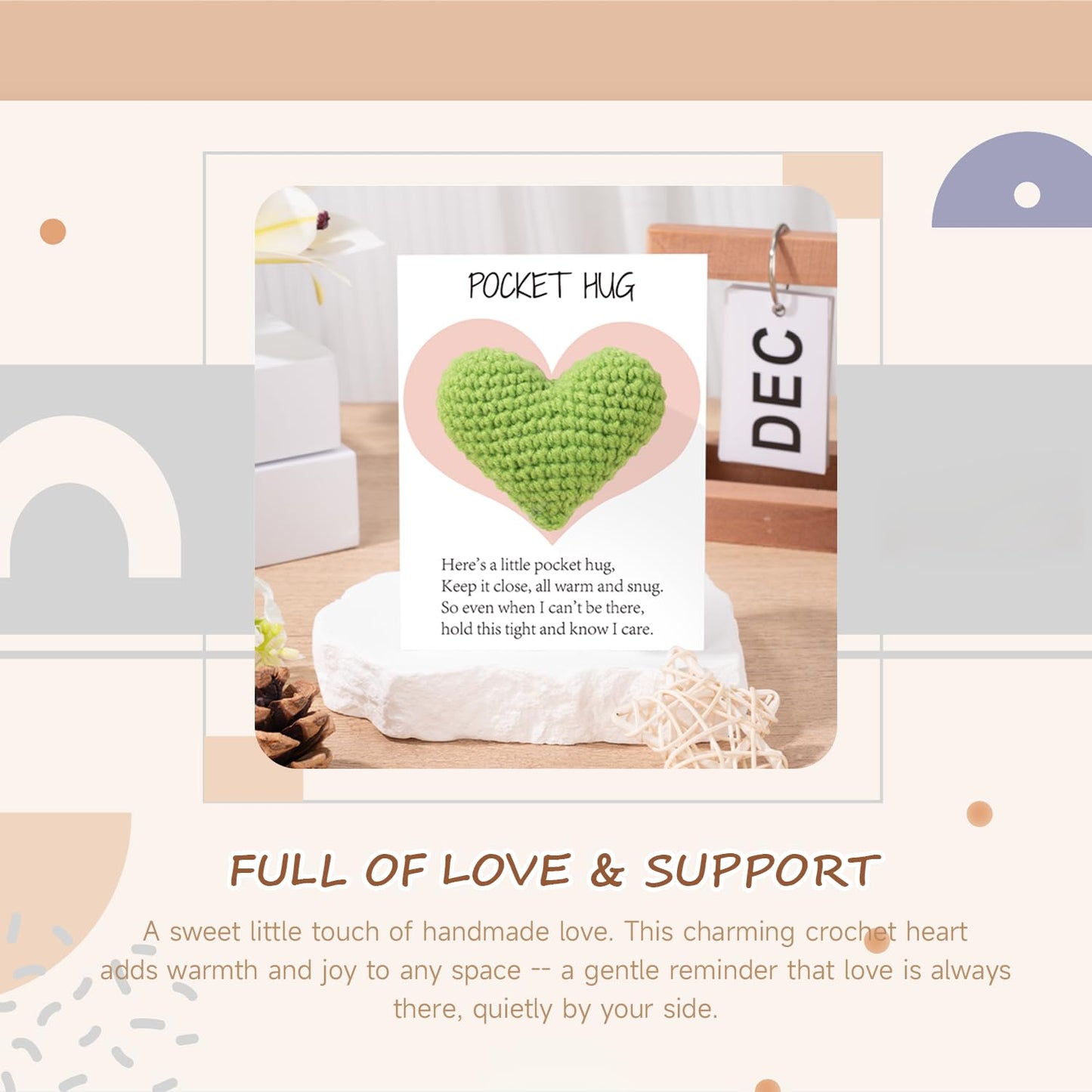 Birthday Gifts for Women, Get Well Soon Self Care Package Box, Thinking of You Inspirational Sympathy Gift Basket, Unique Sending Hug Baskets Feel Better for New Mom Wife Friend Sister (Ivory)