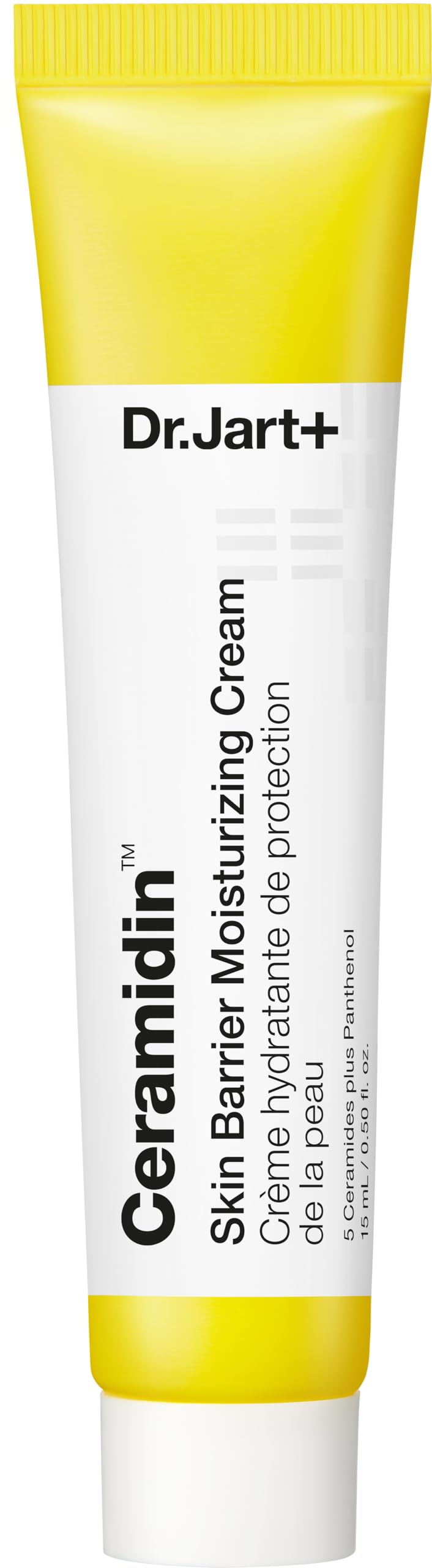 Dr.Jart+ Ceramidin Skin Barrier Korean Face Cream Moisturizer with Ceramides and Panthenol | Korean Skin Care | Travel Size, 0.5 Fl Oz