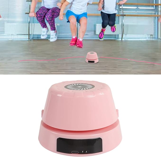 ciciglow Jump Rope Machine with Remote, Jump Workout Entertaining Interaction Rope Skipping Machine for Family, Office, Gym, Party