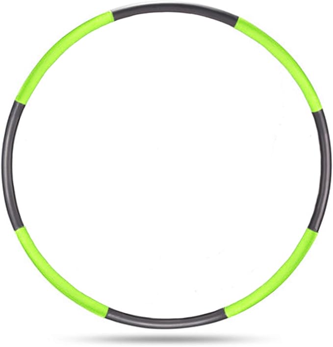 Auoxer Fitness Exercise Weighted Hoops, Lose Weight Fast by Fun Way to Workout, Fat Burning Healthy Model Sports Life, Detachable and Size Adjustable Design