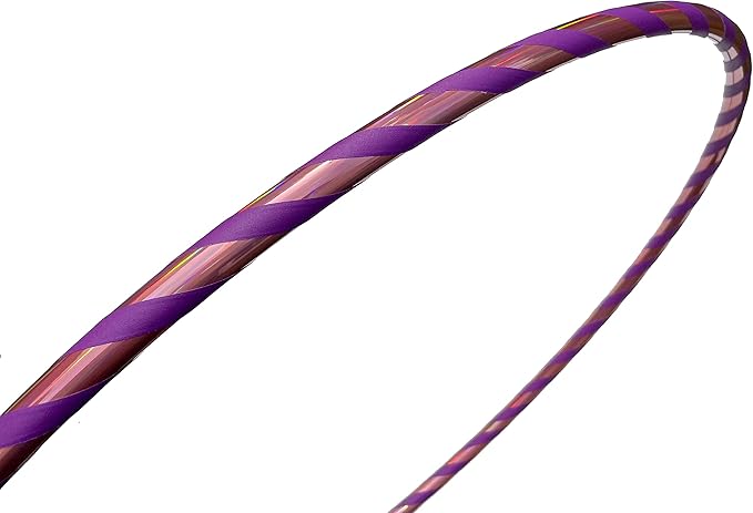 36" Purple Hula Hoop for Fitness, Dance and Fun | Lighter Weight at 11 oz | Made in The USA