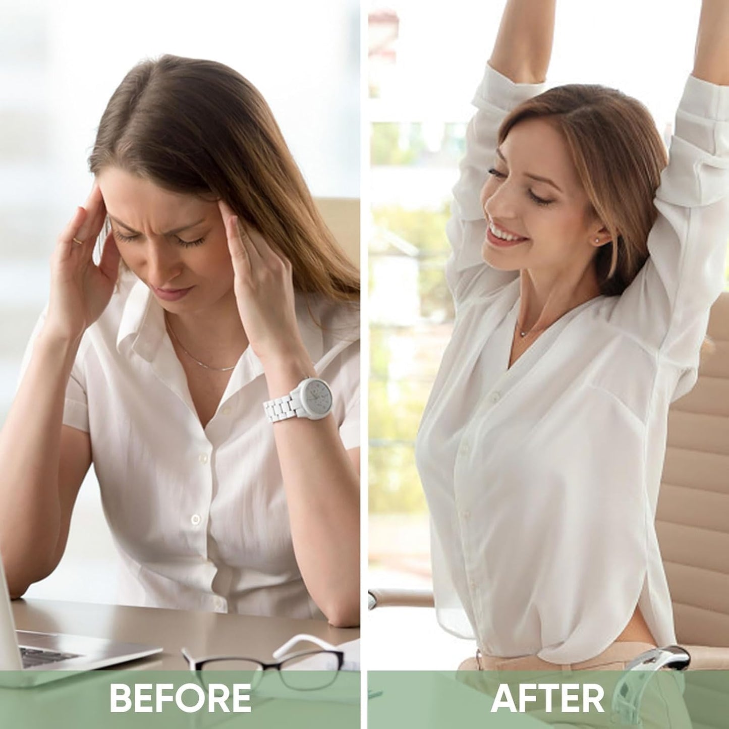 Vertisoothe Anti-Dizzy Roll-On, Natural Vertigo Relief Roll-On, Vertigo and Dizziness Support Roller with Lavender, Ginger, Mint Essential Oil, Easing Nausea, Fast-Acting Combat Travel Sickness (2Pcs)