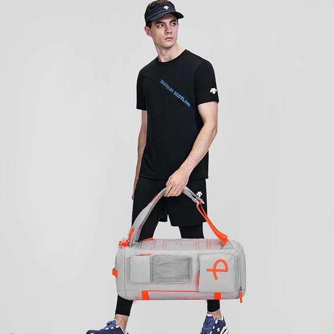 BE SMART 40L Extra Large Gym Backpack for Men, Big Gym Bag with Shoes Compartment, Waterproof Heavy Duty Duffel Bags, Men's Workout Backpacks for Outdoor Sport,Hiking,Camping,Travel