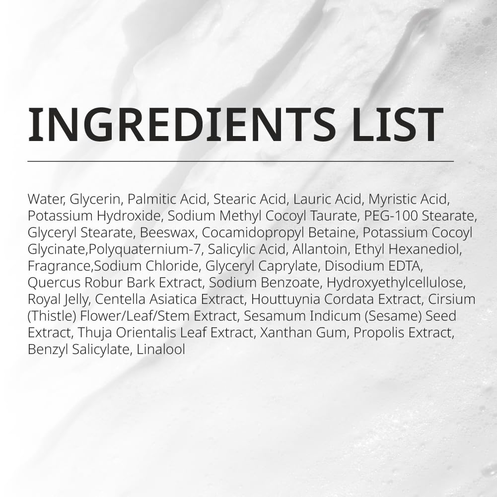 ATOMU Mildly alkaline oily acne sebum removal deep cleansing ACLIS foam cleanser, 4.05 fl.oz.