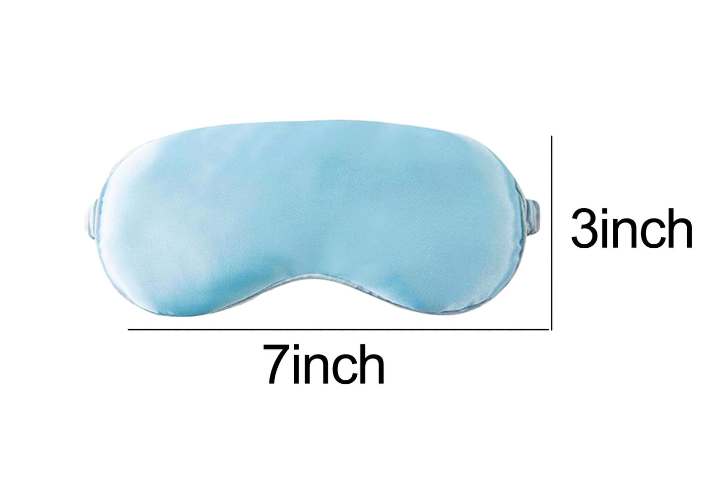 Blue Eye Mask for Sleeping,Soft and Comfortable Fabric, Eye Shade Cover for Travel Nap