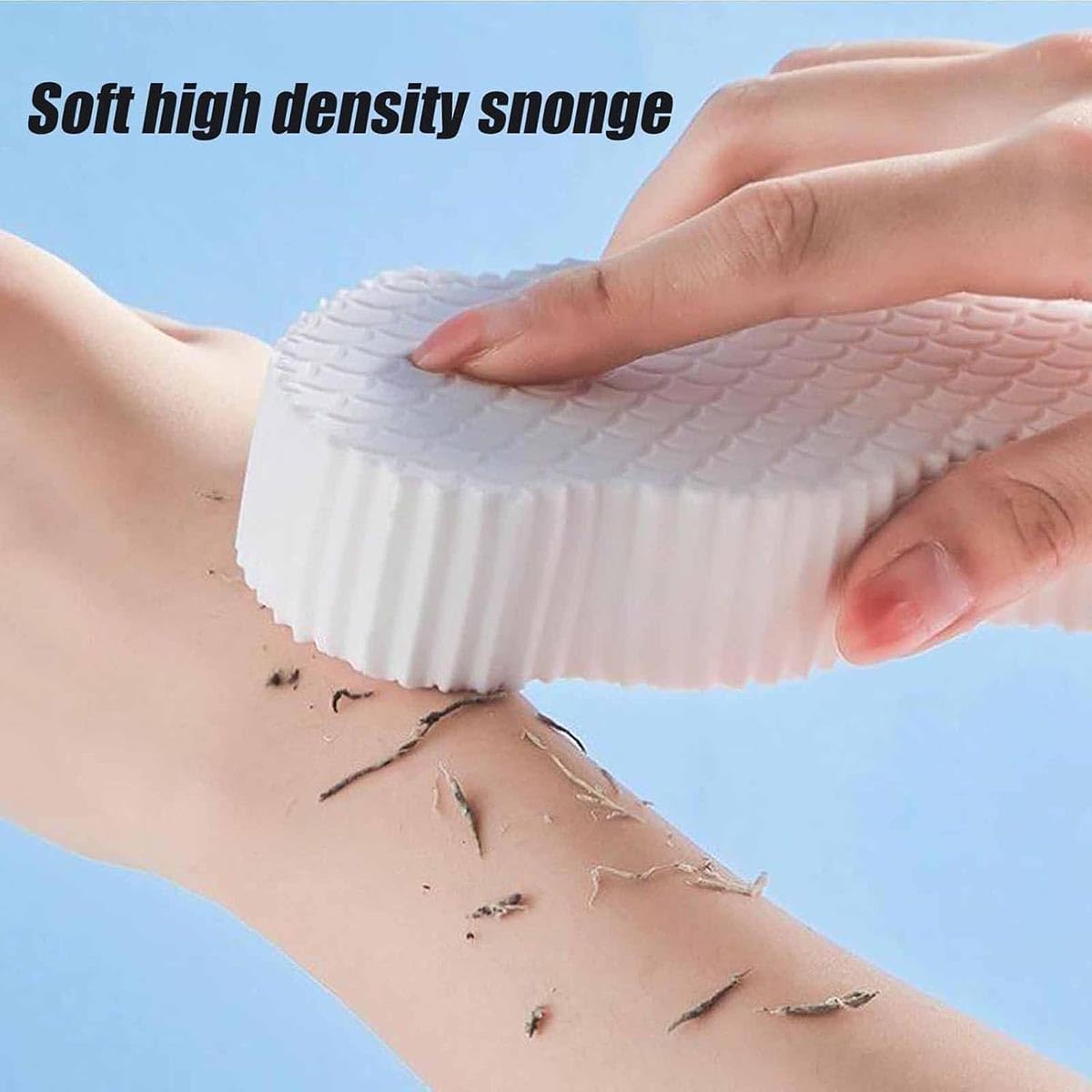CEDRIL Bemarosa Sponge, Radiantskin Bemarosa Sponge, Korean Skin Scrubber Exfoliator, Korean Body Scrubber Skin, Soft Exfoliating Bath Sponge, Korean Skin Scrubber, Korean Skin Scrubber Sponge