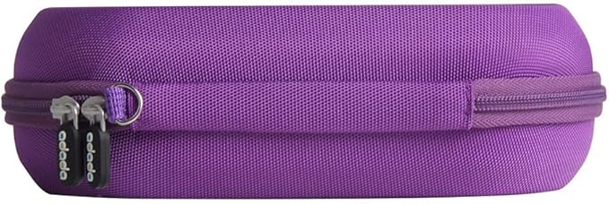 Adada Hard Travel Case for E7 Active Noise Cancelling Bluetooth Headphones (Purple)