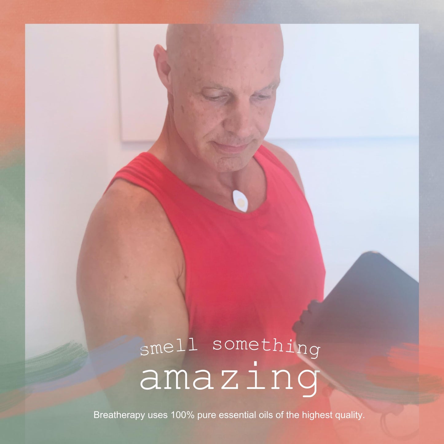 Breatherapy Get Up + Go Kit - Pure Essential Oil Aromatherapy InhalationTabs, 8-Pack (2 Each: Energy, Focus, Balance, Grounding)