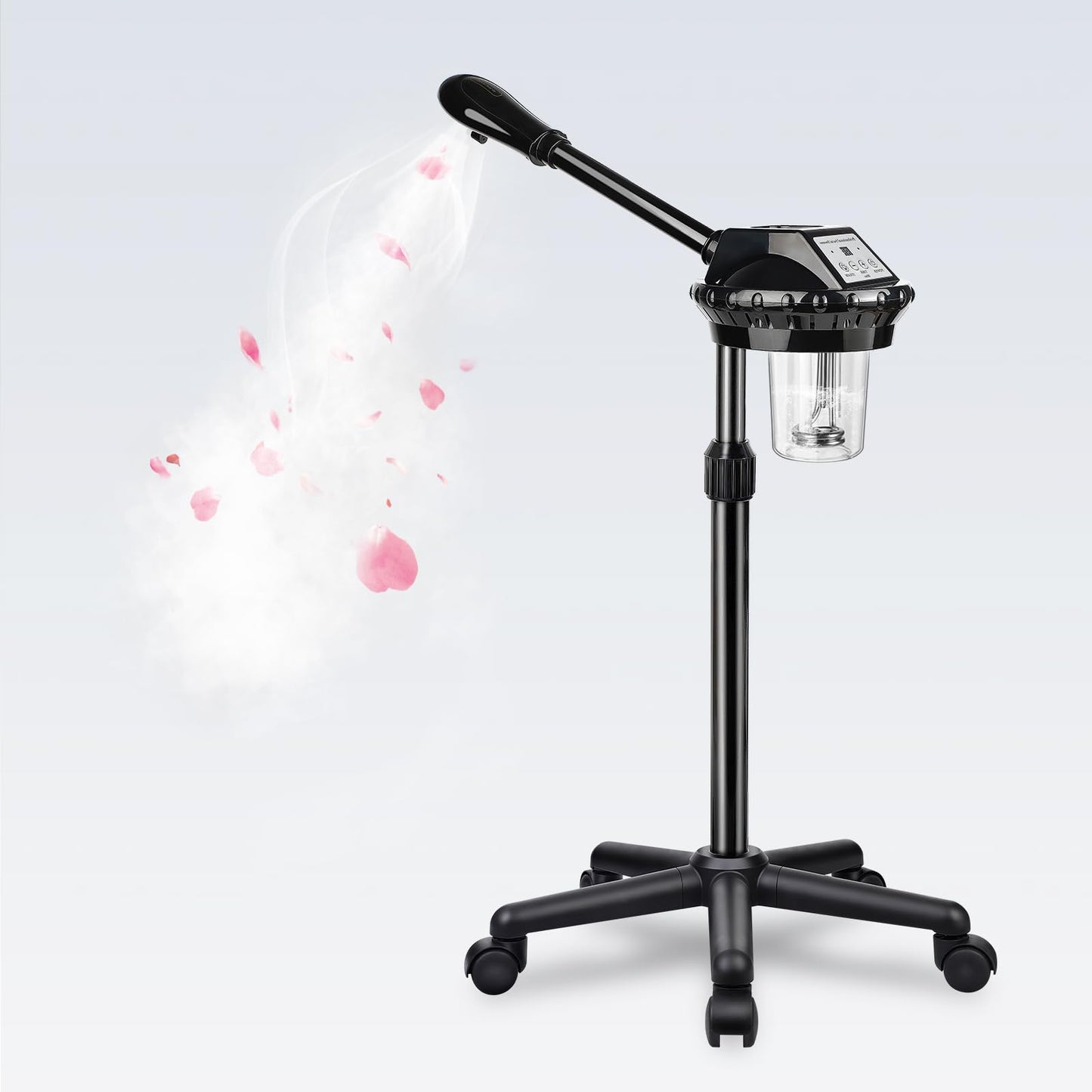 Chetunju Professional Face Steamer, Adjustable Height and Angle, Facial Steamer Clean Skin Firming Pores and Moisturizing Suitable for a Beauty, Spa, at Home