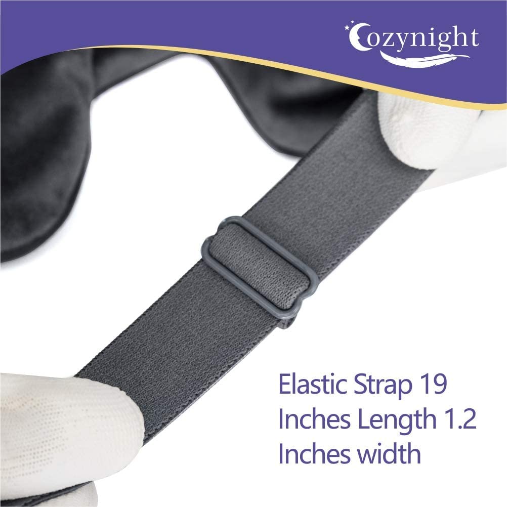 Cozynight Weighted Lavender Eye Mask for Sleeping, Yoga, Dry Eyes, Headache, Migraine Relief - Great Relaxation Gifts for Mom, Dad, Women, Men - Aromatherapy Lavender Eye Pillow Gift