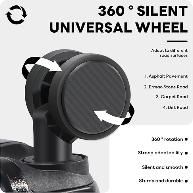 20 Inch Carry On Luggage With Cup Holder & USB Port, Airline Approved TSA-locked Luggage, Lightweight PC Material Travel Suitcase With 360° Spinner Wheel (14-20-24-28in Black, 14-20-24-28in)