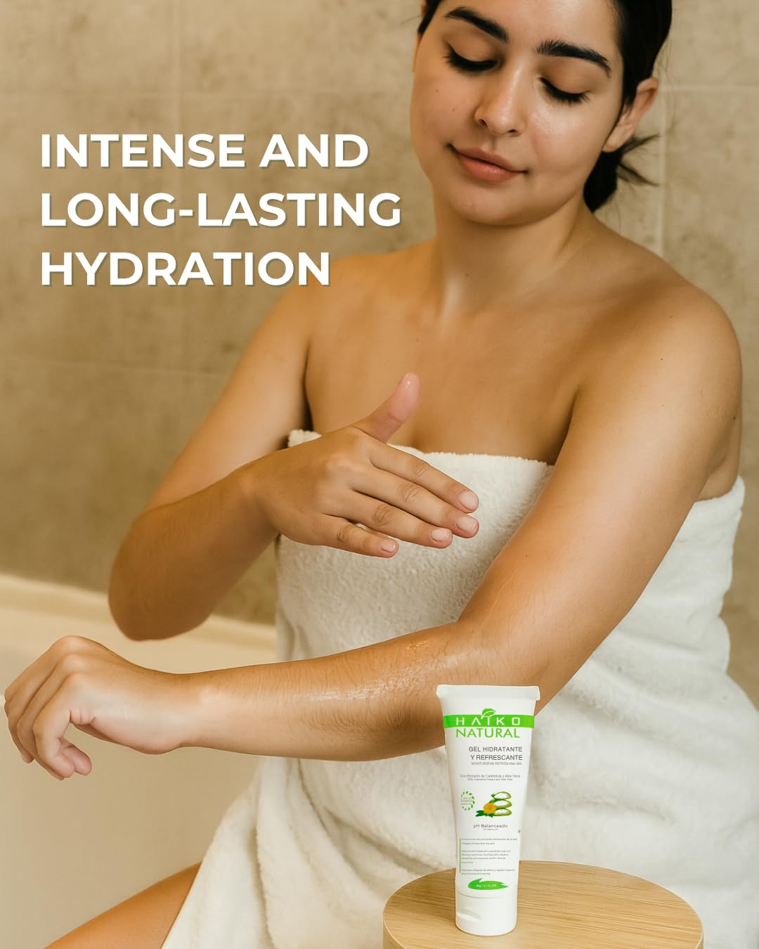 HAIKO NATURAL Soothing Gel with Calendula & Aloe Vera. Hydrating & Calming Paraben-Free Formula for Irritated Skin. Ideal After Sun, Shaving, Waxing or Daily Skin Hydration - 2.7 fl oz / 80g