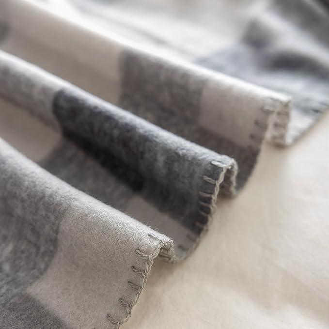 CAI TENG Fleece Blankets Bulk Blankets 6 Pack Lightweight Warm Soft Cozy Kids Blanket 50 x 60 in Pet-Friendly Fleece Fabric Small Blanket Solid for Home, Bed, Sofa, Office, Gifts, Outdoor Plaid Grey