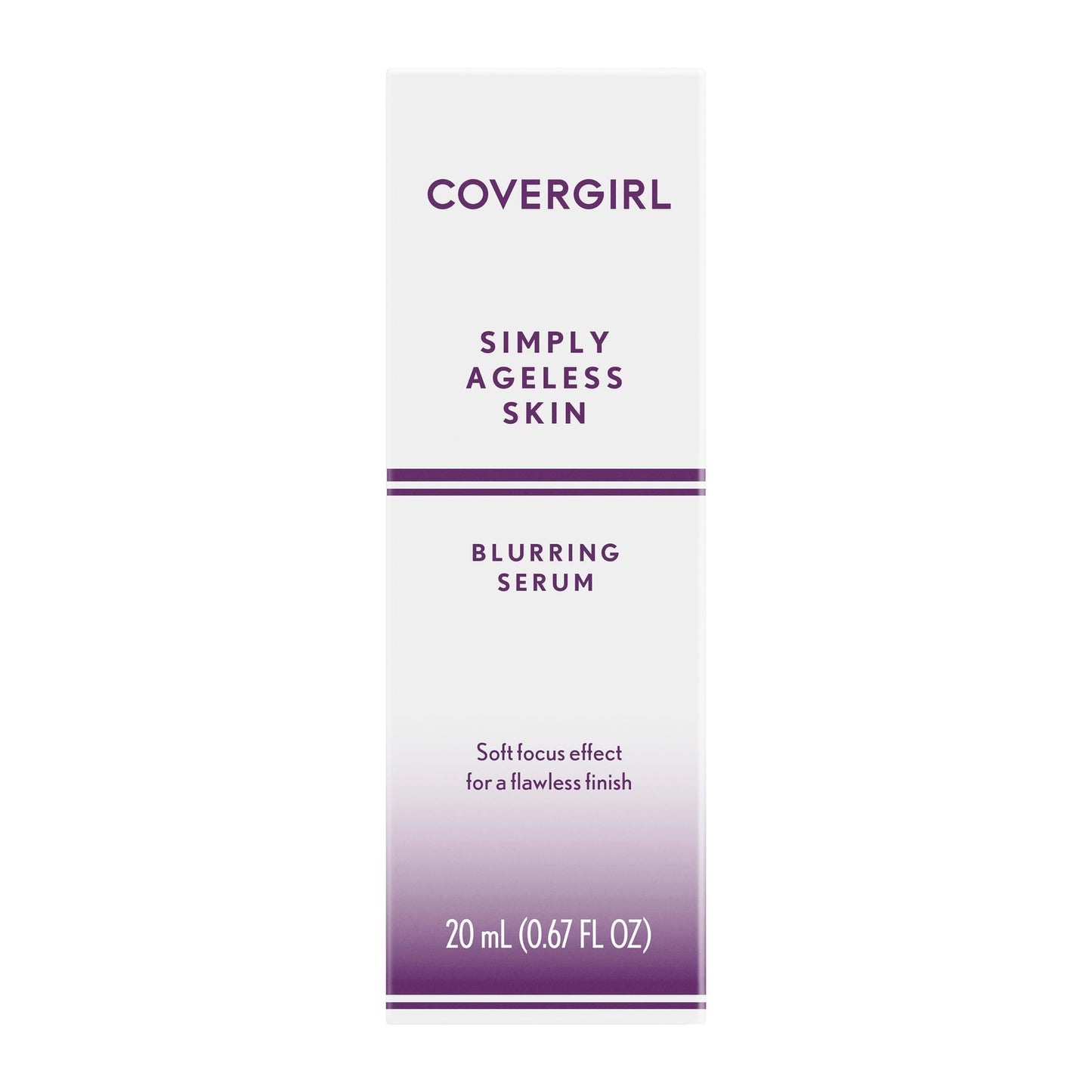 COVERGIRL Simply Ageless Blurring Serum, Anti Wrinkle, Face Serum, 1 Pack,Skin Tightening, Reduces Fine Lines, Formulated with Vitamin A & E, Argan Oil, Coconut Oil