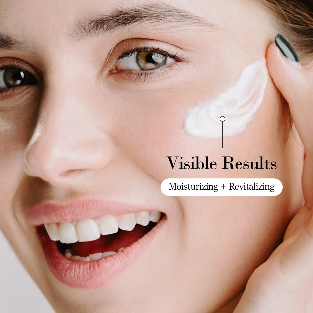 RAVIEL Enriched Super Ceramide Cream Radiance Boosting, Deep Hydration & Tone Enhancing Moisturizer with Niacinamide & Hyaluronic Acid for Dull, Uneven Skin, Korean Skincare, 50ml (1.69 fl oz)