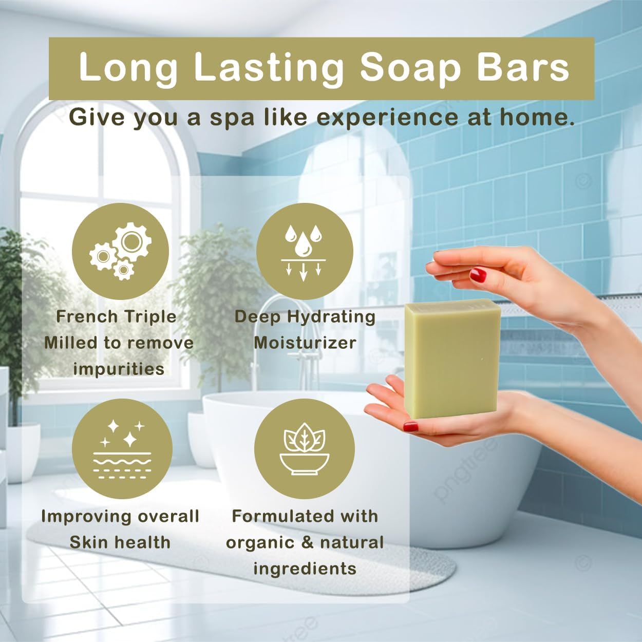 Simple Scents Australia Assorted 6 PCS Natural Soap Bars, Assorted Citrus Delights, 3.5oz Each Moisturizing French Triple Milled Soap Bars Enriched with Shea Butter, Pure Plant Oil Body Soaps