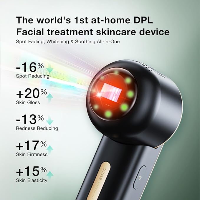 JOVS Blacken PRO Skincare Device for Face, Facial Beauty Device for Skin Rejuvenation Spot and Blemish Lightening, Ice-Cooling Contact | 3 Modes (Green)