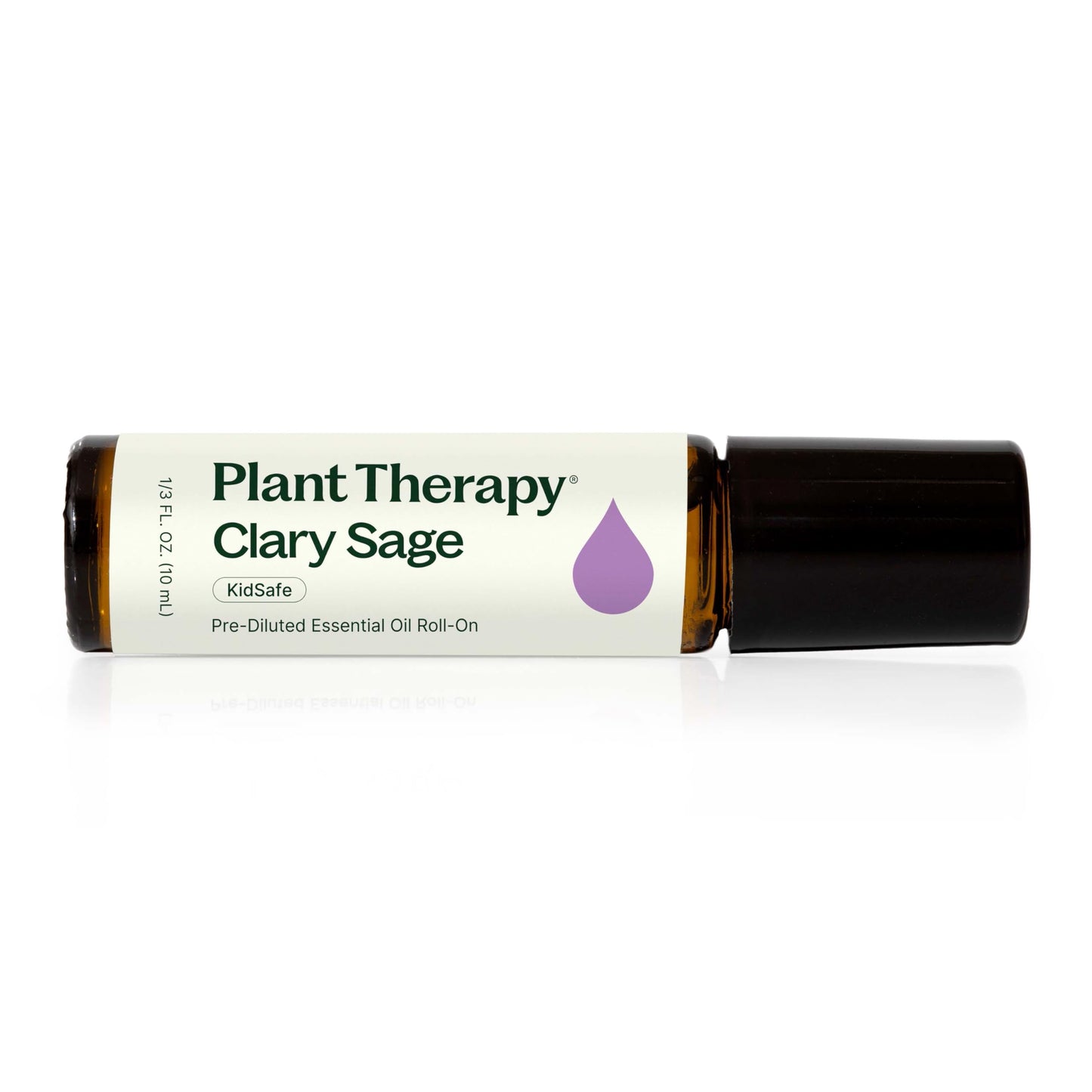 Plant Therapy Clary Sage Pre-Diluted Essential Oil Roll-On 10 mL (1/3 oz) 100% Pure, Natural Aromatherapy, Therapeutic Grade